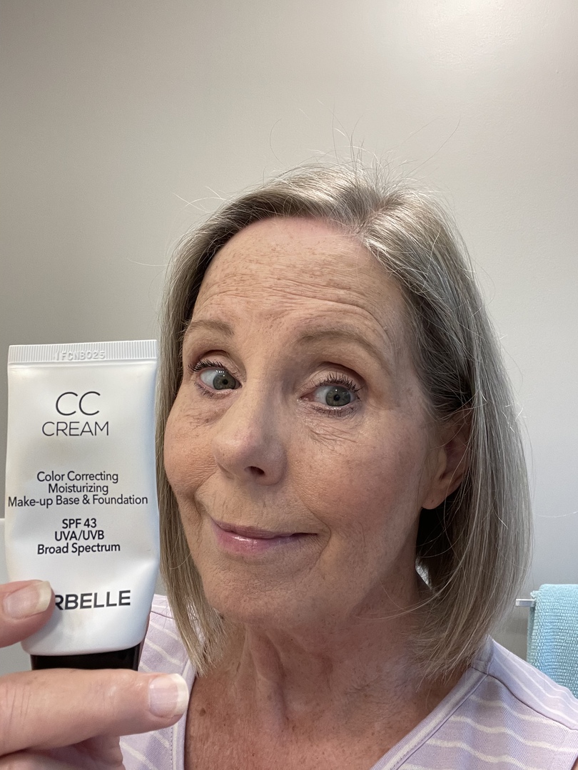 Glowing finished look with CC Cream