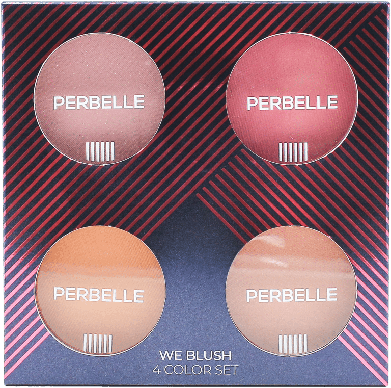 We Blush 4 Colors Set Perbelle Cosmetics