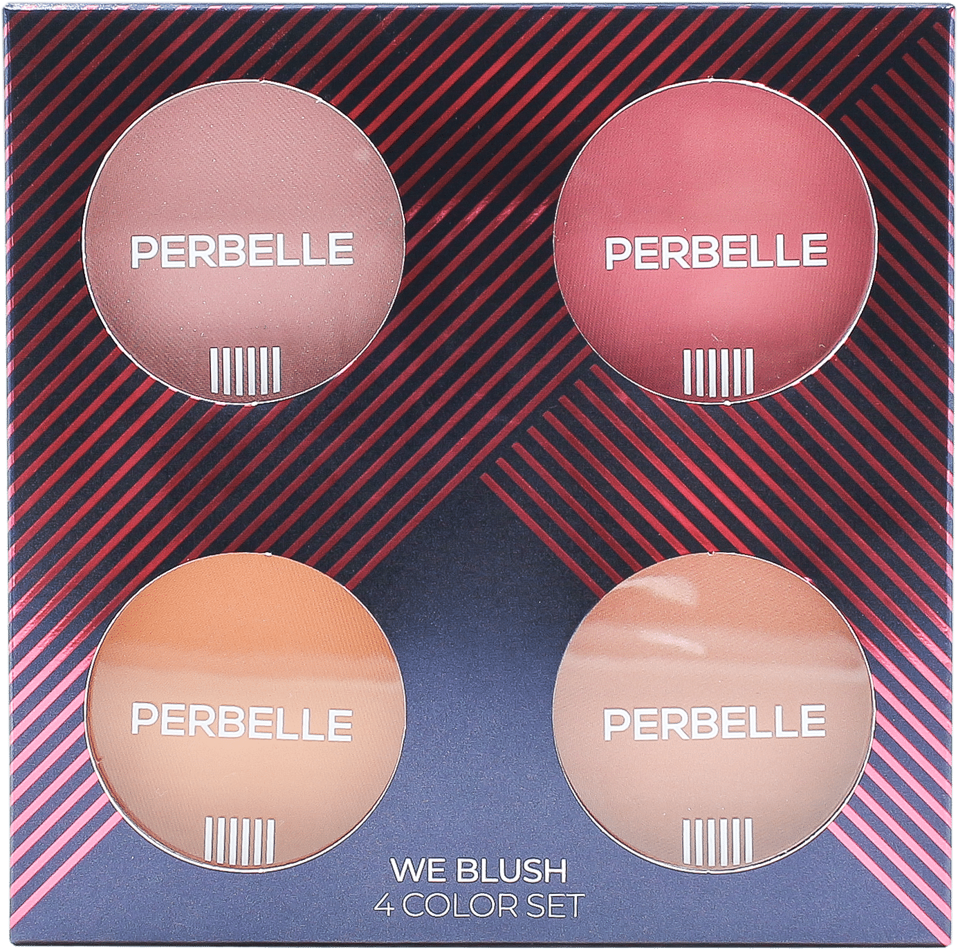 We Blush 4 Colors Set Perbelle Cosmetics