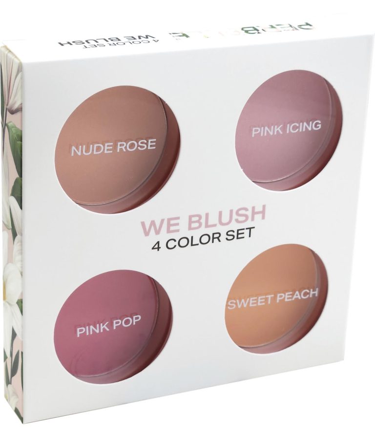 We Blush 4 Colors Set Perbelle Cosmetics