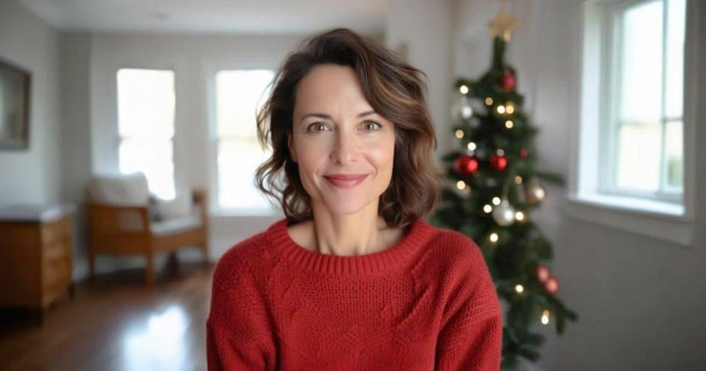 woman smiling
