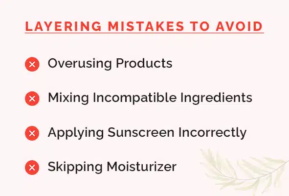 Layering Mistakes to Avoid 