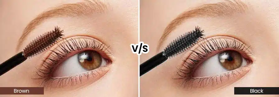 Brown and Black Mascara Shade