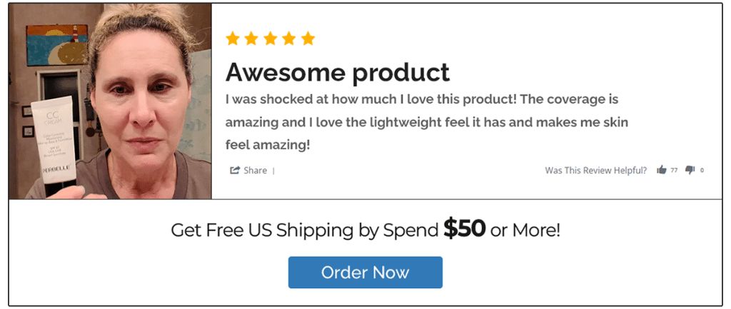 CC cream customer review