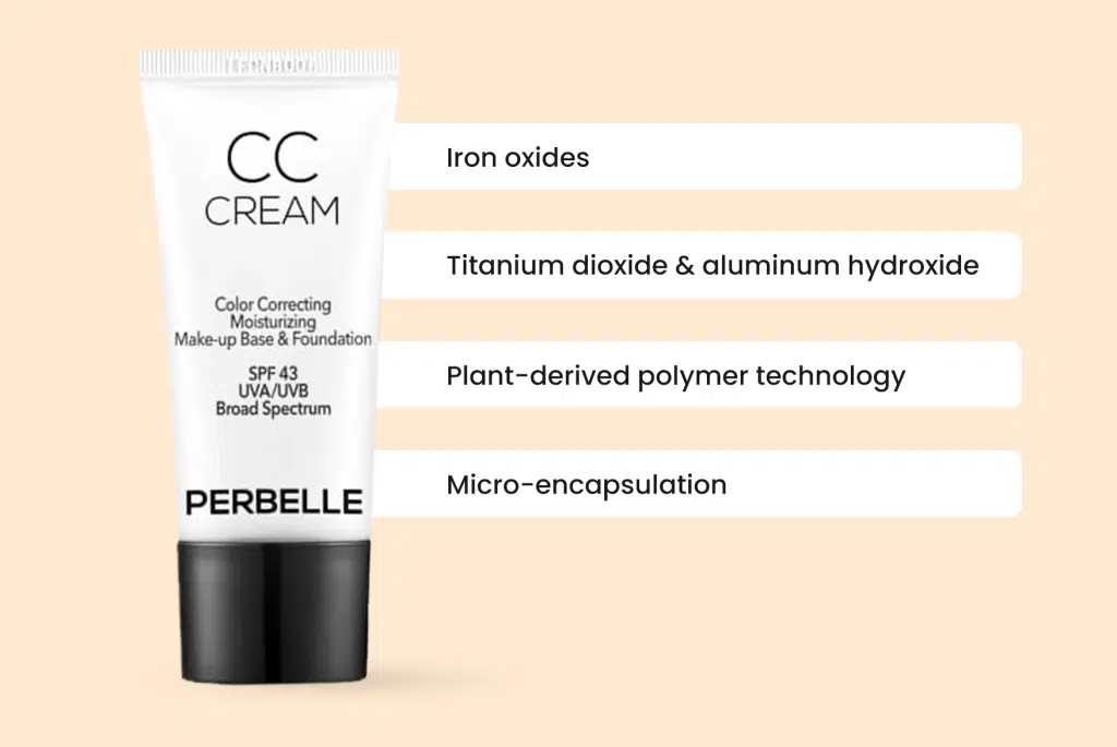 science behind Perbelle cc cream tone-adapting technology