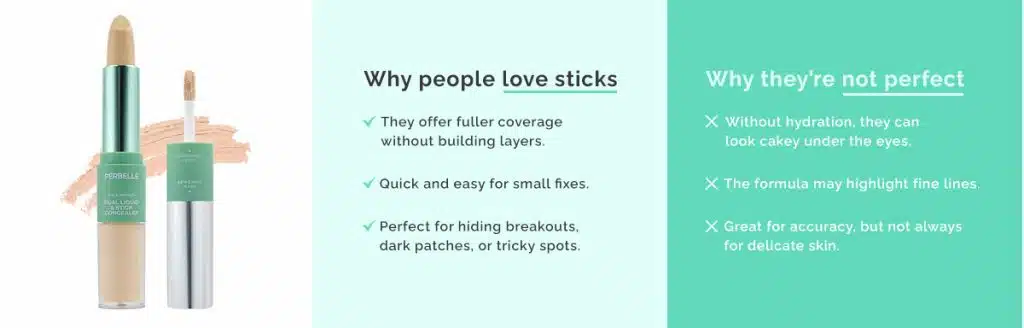 stick concealer pros and cons