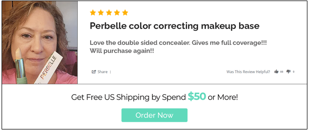 Women holding concealer