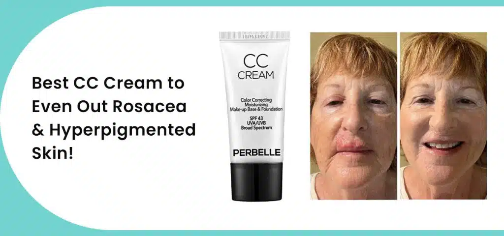 CC cream before and after
