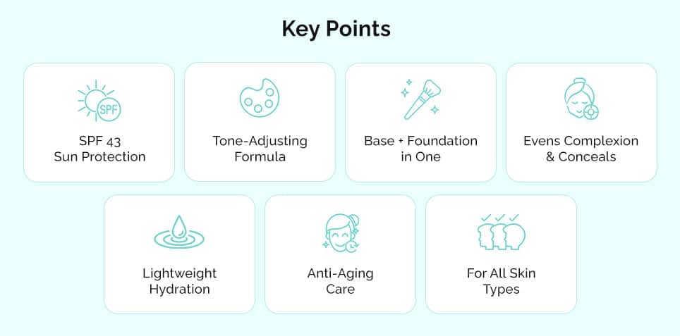 CC cream key features