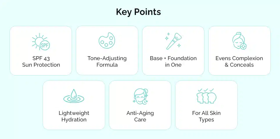 CC cream key features