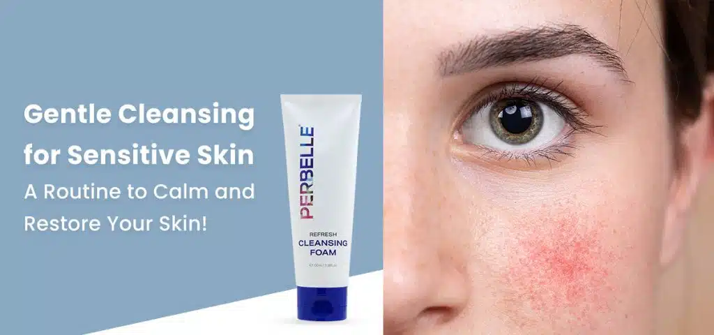 Sensitive skin cleanser