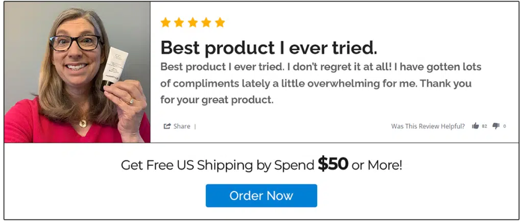 Customer review for CC Cream