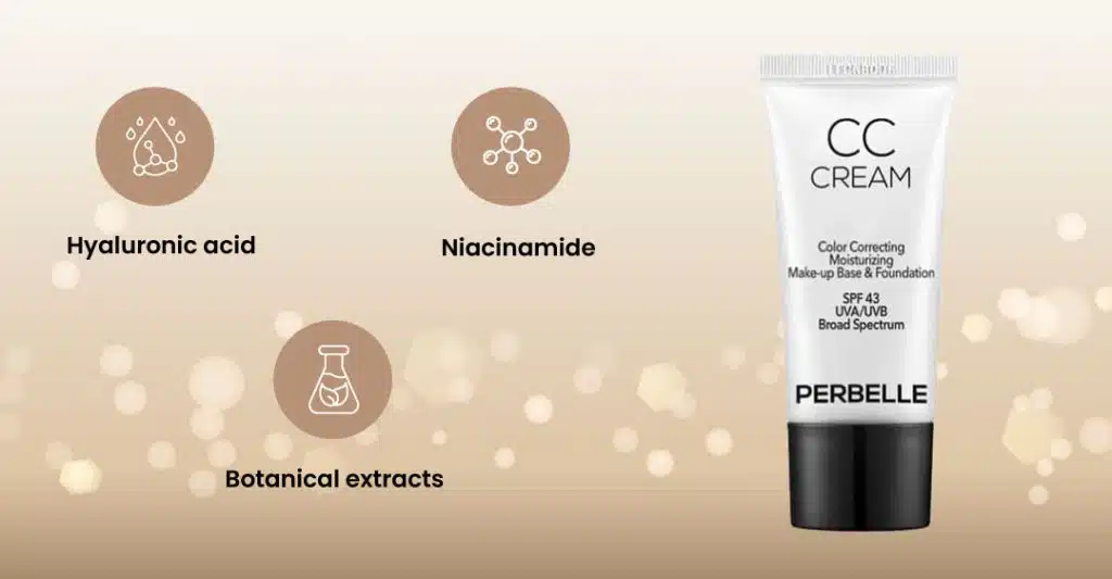 Perbelle CC cream key ingredients