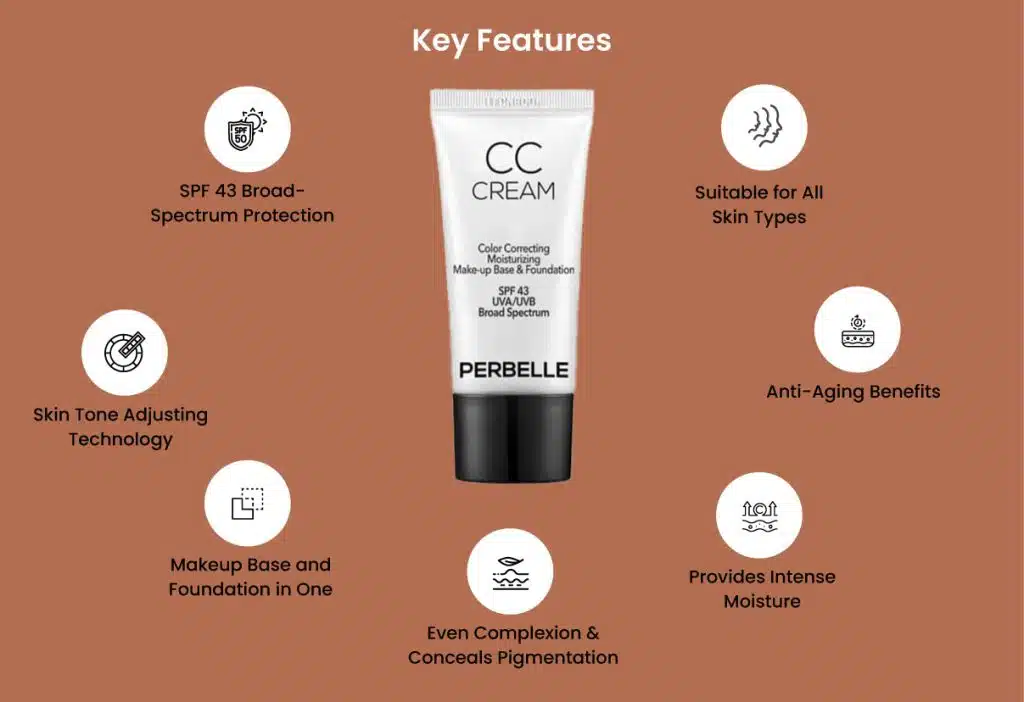 CC cream key features