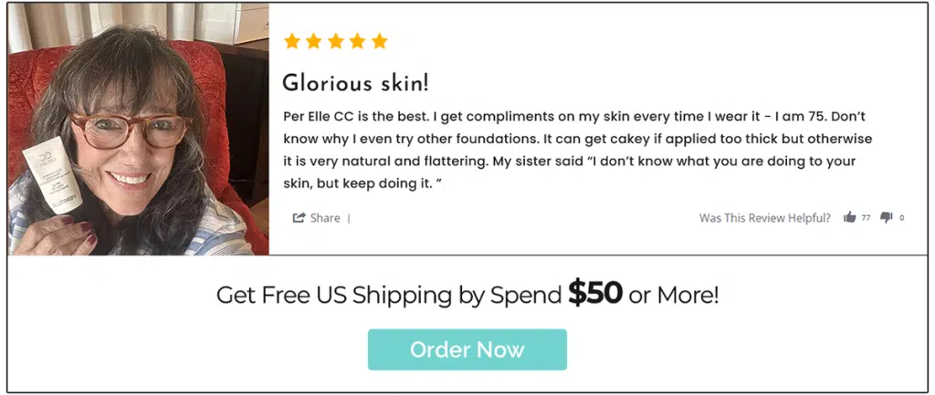 Customer review CC cream