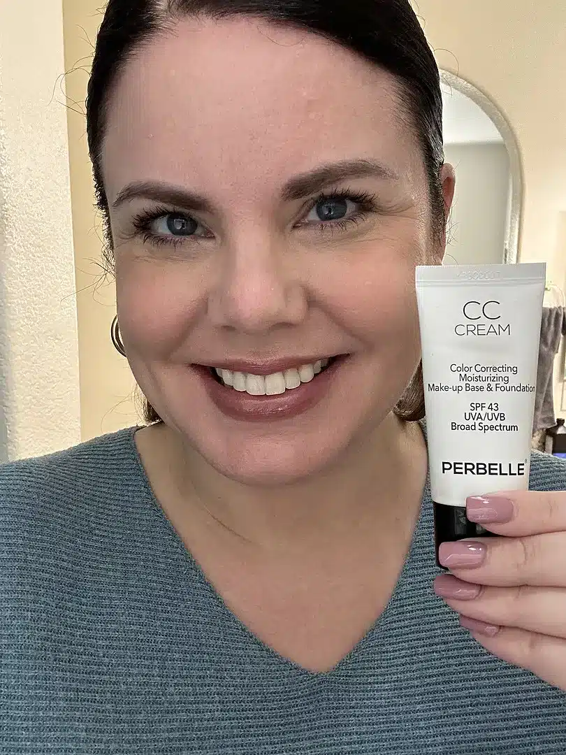 Customer in her 30s with Perbelle CC Cream