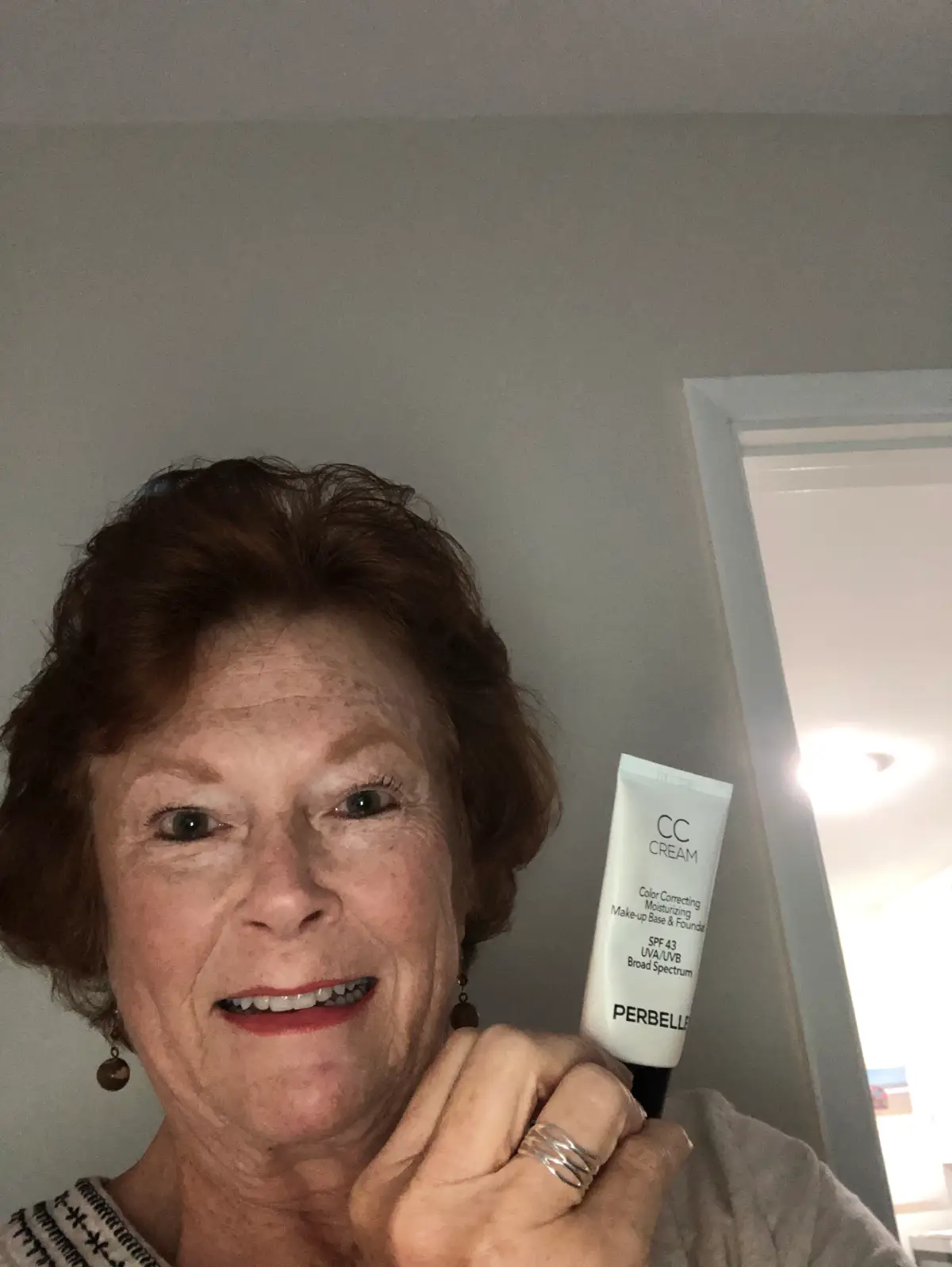 Customer in her 70s with Perbelle CC Cream