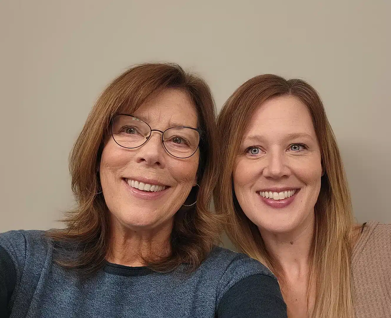 Mother and daughter sharing Perbelle CC Cream