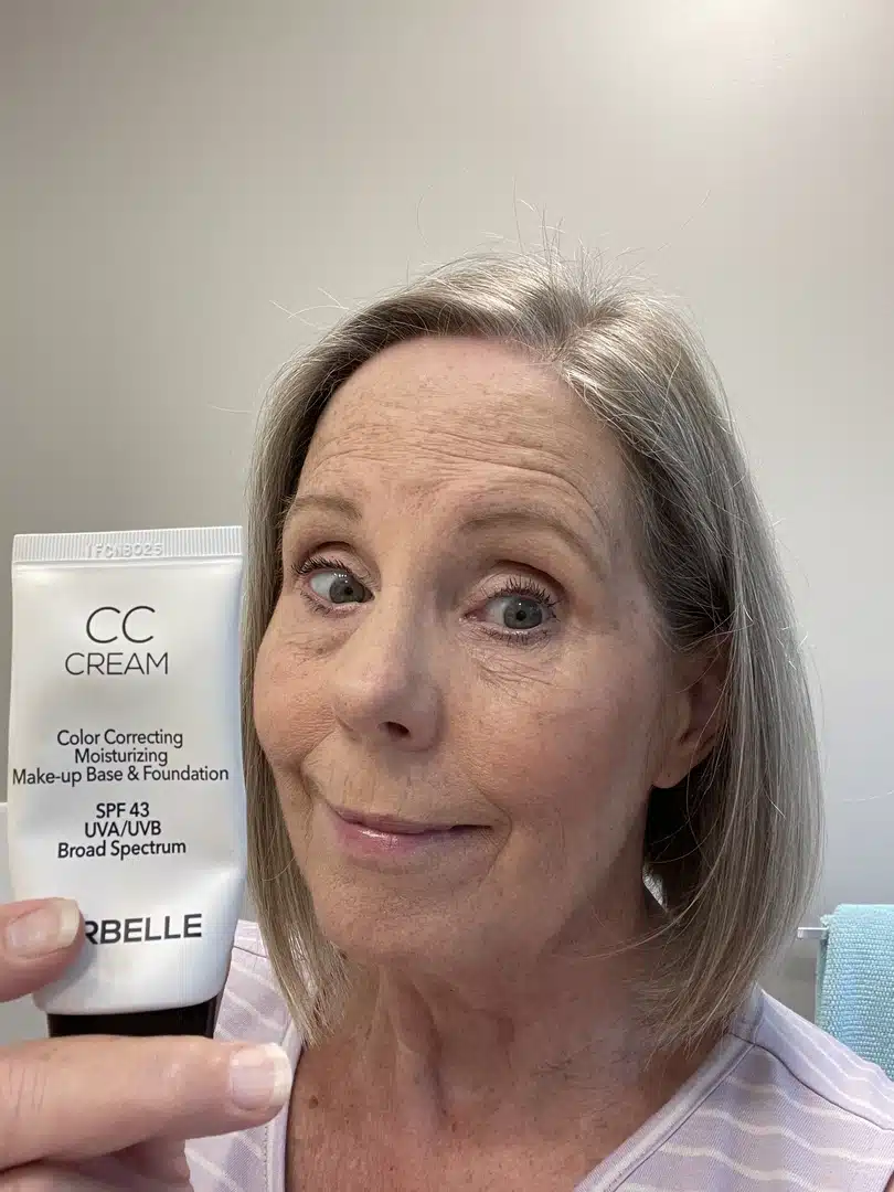 Glowing finished look with CC Cream